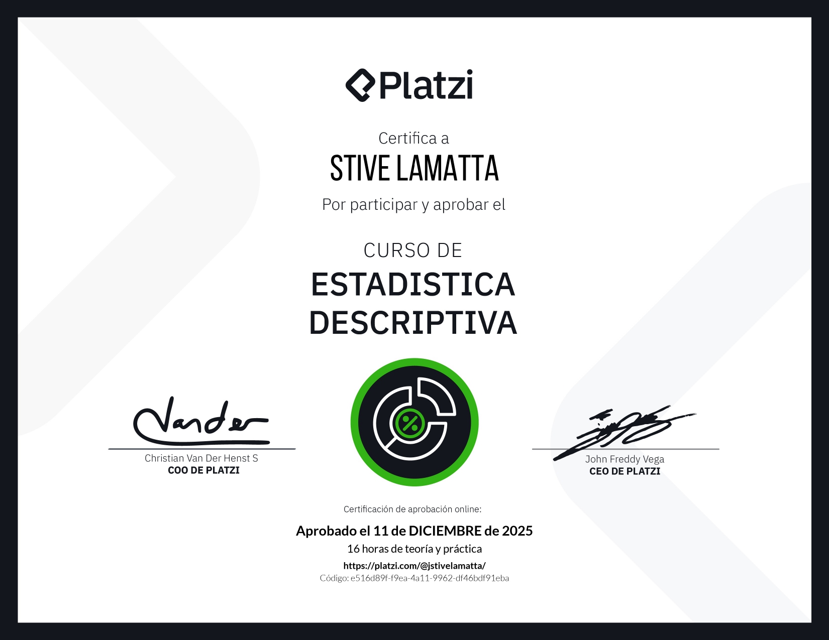 Diploma de estadistica descriptiva
