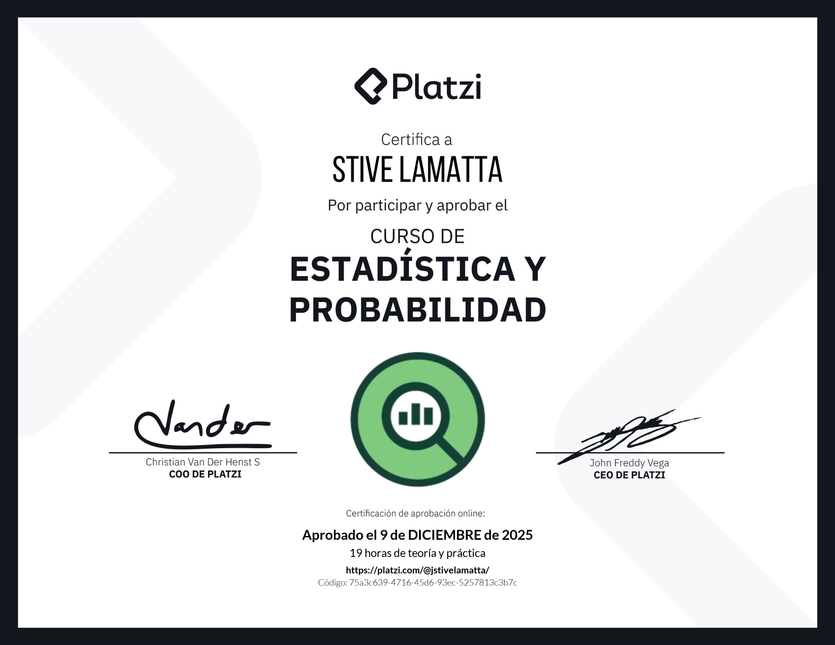 Diploma de Calculo Diferencial para Data Science